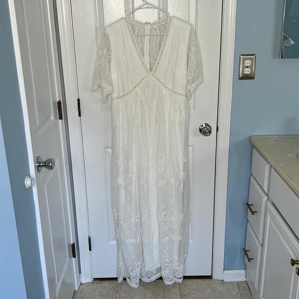 Pinkblush maternity maxi for photoshoot